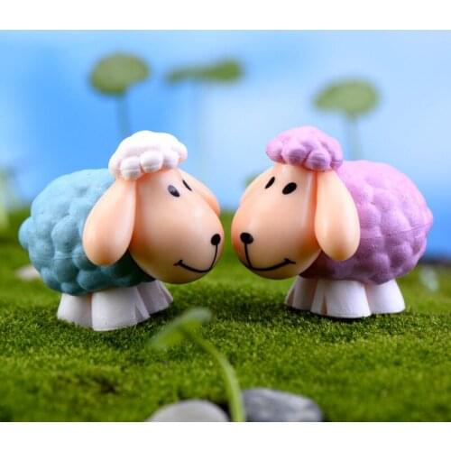 Long Ears Sheep Animal Miniature Fairy Garden Home Houses Decoration Mini Craft Micro Landscaping Decor DIY Accessories