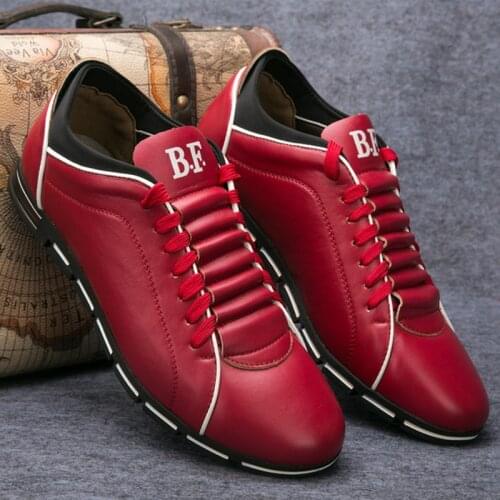 Spring Casual Shoes Fashion Leather Shoes for Men Summer Mens Flat Shoes Sneakers Men Dropshipping Plus Size 38-47