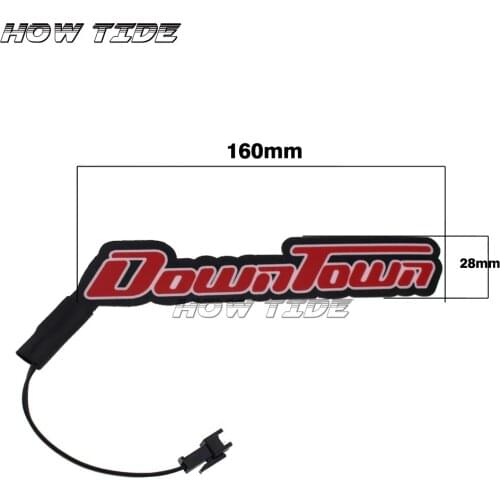 Motorcycle Fairing Kit Body Side Stickers Badge Cold Light for KYMCO Downtown DT 200i 300i 350i 125 200 250 350