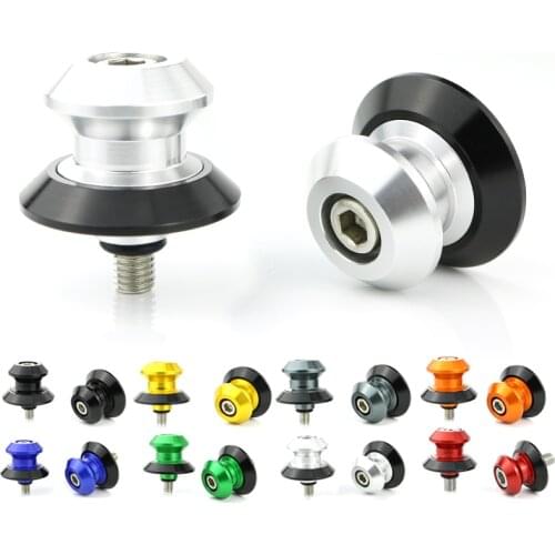 Fit For Triumph Daytona 600 650 Daytona 675 Motorcycle CNC Aluminum Alloy Swing Arm Spools Slider Swingarm Stand Bobbins