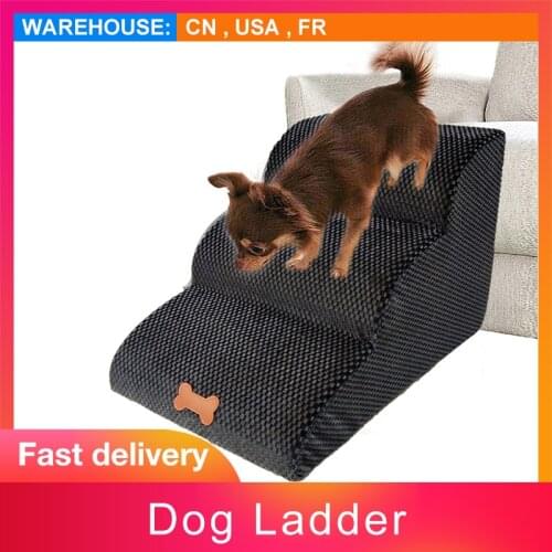 3 Layers Pet Ladder For Dogs Indoor Dog House Stairs Ramp Ladder Portable Cat Climbing Ladder For Small Dog Cat Pet Dropshipping