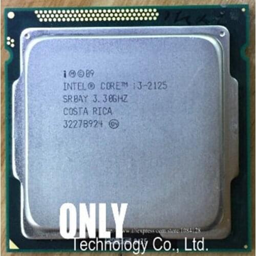 FREE SHIPPIN Core i3-2125 i3 2125(3.3Ghz/3MB/2 cores/Socket 1155)Desktop CPU
