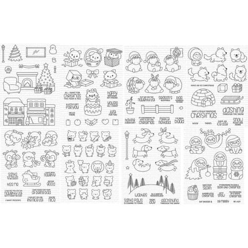 Animal Transparent Clear Silicone Stamp Seal for DIY scrapbooking photo album Decorative clear stamps A2007