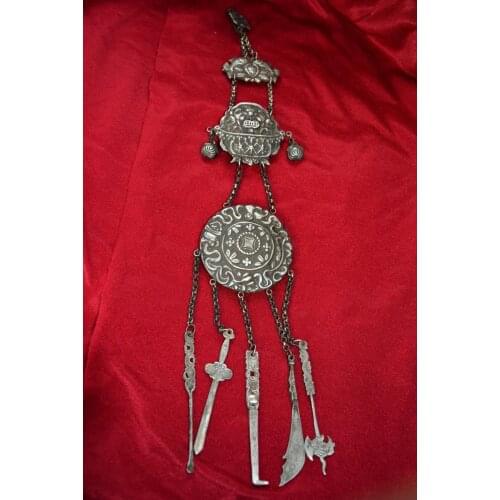 Rare old Chinese Traditional silver pendant ,free shipping,#02