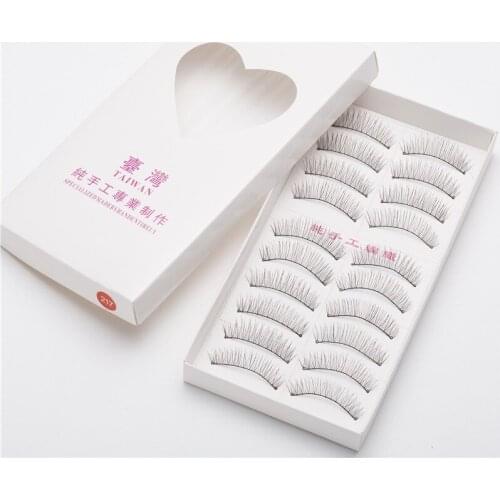Eyelashes Natural Long False Lashes Dramatic Fake MakeUp Extension Faux Lashes Comestics Women Make Up Eyelashes