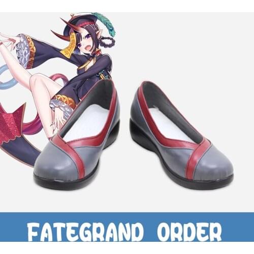 Fate Shuten douji Cosplay Shoes Fate Grand Order FGO Woman Cheongsam Zombie Cosplay Boots Anime Halloween Props Free Shipping