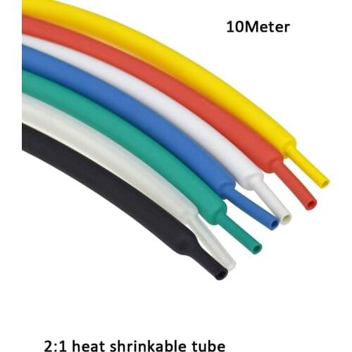 Heat Shrink 2:1 Heatshrink Tube Cable Wire Electrical Sleeving 0.6mm