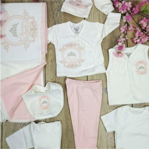 Baby Girl Hospital Exit Set of 10