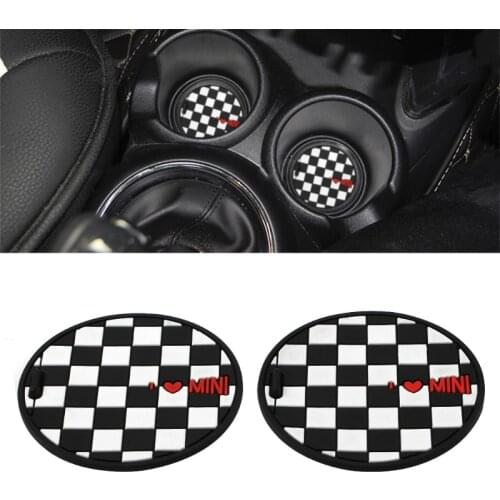 High Quality 7.7mm Silica Gel Car Cup Anti-slip Pad Mat for bmw Mini Cooper 2011 2012 2013 R55 R56 JUL-6A