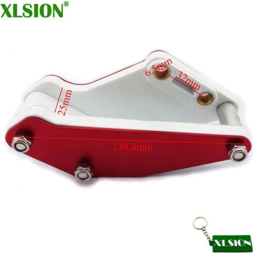 XLSION Red BBR Chain Guard Guide For 50cc-160cc Pit Dirt Bikes Loncin SDG Lifan YX Zongshen ATV Quad