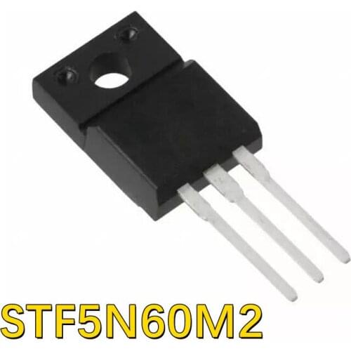 10Pcs/Lot STF5N60M2 MOS TO-220FP Original stock