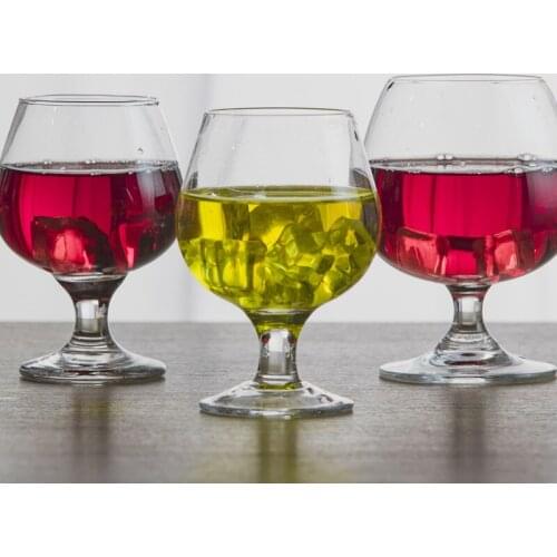 100-600ml 7*Styles High Household Shot Glass Exquisite Brandy Snifter Glass Small Multi-Purpose Whiskey Wine Cup Drinkware Bar