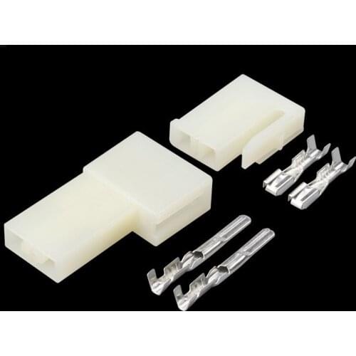 100 Sets 2 Pin male and female plastic parts car connector 3.0 series automotive plug with terminal DJ7022-3-11/21