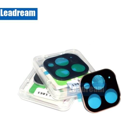 100Pcs For iPhone 11 3D Full Back Camera Screen Protector for iPhone 11 Pro Max 2019 Aluminum Metal Camera Tempered Glass Film