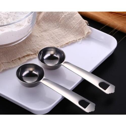 20ml Stainless Steel Measuring Spoons Coffee Scoops Kitchen Baking Tools