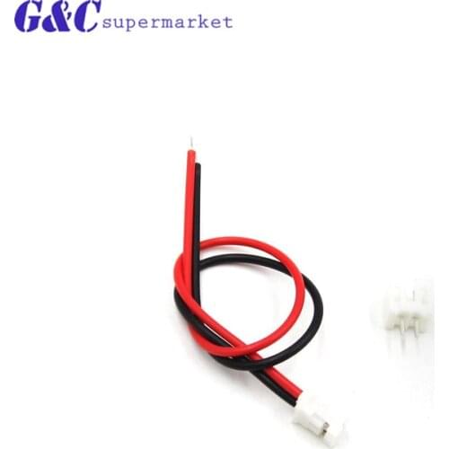 50 Sets Mini Micro 2 Pin JST XH Connector Plug 2.0mm With 26AWG Wires Cables 120mm Length Pin Connectors diy electronics