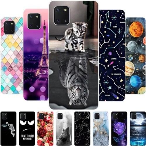 6.7'' Funda For Samsung Note 10 Lite Case Flower Cartoon Soft Silicone TPU Phone Back Cover for Galaxy Note10 Lite 2020 Cases