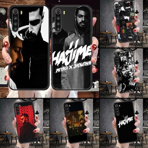 Hajime MiyaGi Andy Panda Phone Case For Xiaomi Redmi Note 7 8 9 10 7A 8T 9A 9T 9S 10S Pro black silicone funda luxury back 3D