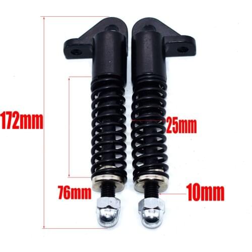 Black M10 Hydraulic Spring shock absorber for 8 Inch Electric Scooter