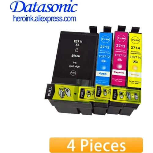 Datasonic T2711 For Epson ink cartridges T2711 T2712 T2713 T2714 for Epson WorkForce WF-7110 WF-7610 WF-7620 WF-3620 WF-3640 pri