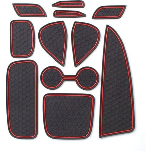 For Toyota Yaris XP210 2020 2021 Japan Model Rubber Anti-slip Mat Door Groove Cup Pad Phone Cushion Coaster Slot Car Accessories