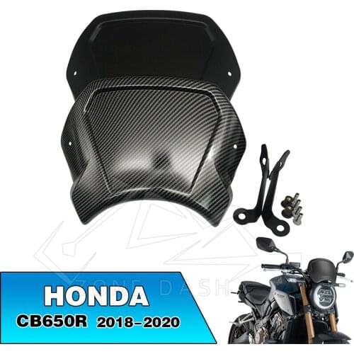 Motorcycle Cafe Racer WindScreen Windshield Deflector Visor Fit For HONDA CB650R 2019-2021 CB-650R NEO SPORTS CAFE CB1000R 18-20