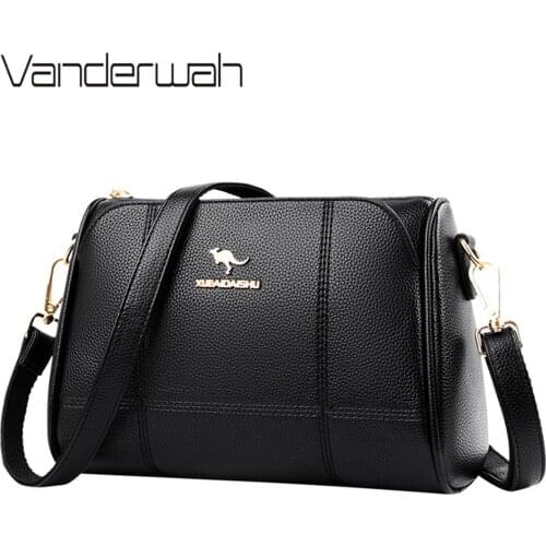 Soft Leather Handbags Modern Female Shoulder Bag Casual Mini Crossbody Bags for Women Famous Designer Messenger Bags Clutch Sac