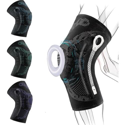 1Pc Knee Pads Men Silicone Elastic Knee braces for arthritis Knee Support Fitness Compression knee pad Gym Basketball Knee Joint