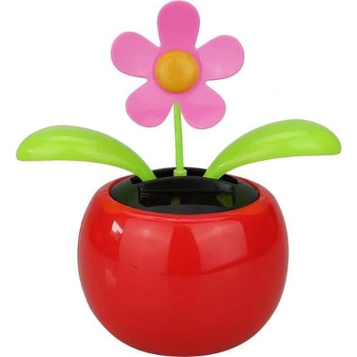 Desk Dancing Toy Rocking Multipurpose Bright-colored Mini Car Dancing Flower for Office