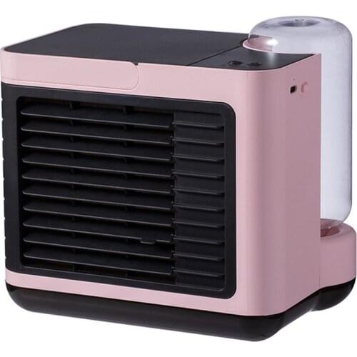 2021 New Sale Usb Charging Negative Ion Air Conditioning Fan Desktop Air Cooler Small Mini Water Cooling Fan