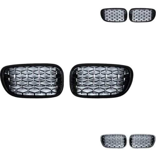 Front Bumper Kidney Grille Air Vent Hole Frame Trim Cover For-BMW 7 Series G11 G12 2017-2019