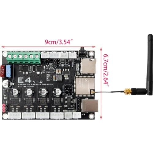 E4 V1.0 Wifi Control Board ESP32&TMC2209 with Bluetooth for 3D Printer Routers