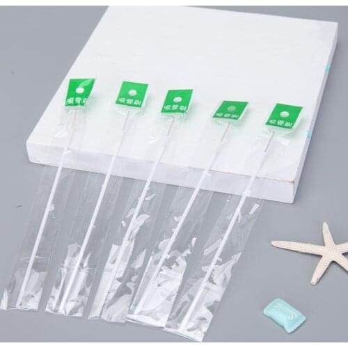 Portable Convenient Baby Bottle Brush Test Tubes Brushes Stainless Steel Straws Cleaning Brush F20173915