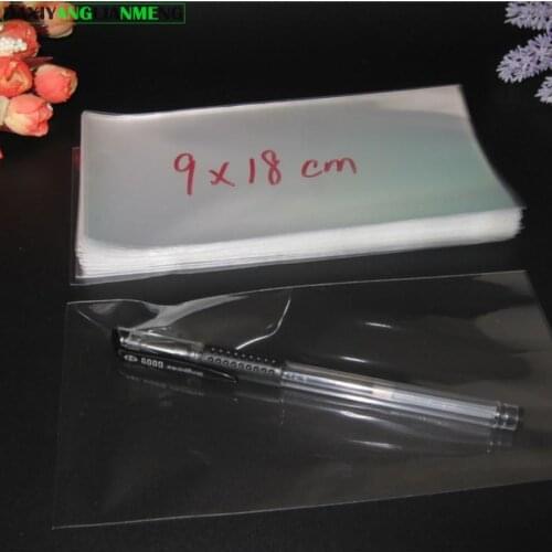 Clear Cellophane Bags 9x18cm Transparent Opp cosmetic Clear plastic bag gift bags candy tools flat pocket