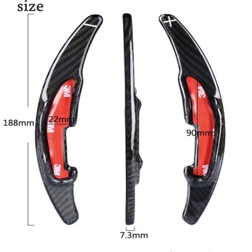 Carbon Fiber Steering Wheel Shift Paddle Extension For BMW M3 M4 M5 M6