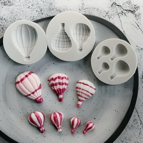 Balloon shape silicone mold DIY fondant cake jelly dry Pez mold soap ornament mold