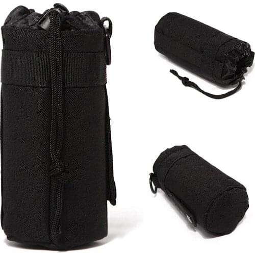 Tactical MOLLE Water Bottle Pouch Portable Water Bottle Military Cover BagCamping Hiking Belt Holder Kettle Bag