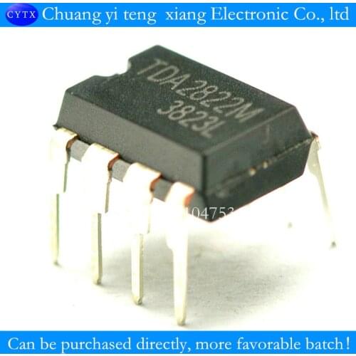 Upright TDA2822 SCS2822 (12 v) audio amplifier DIP-8 10PCS/LOT