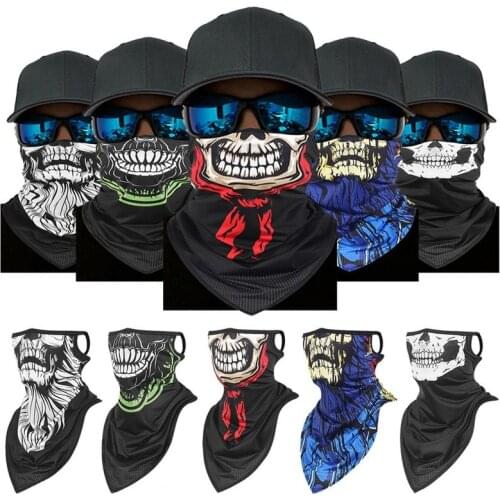 Outdoor Sunscreen Balaclava Motorcycle Face Mask Bandana Lycra Moto Biker Wind Mask Stopper Windproof Bicycle Cycling Headgear