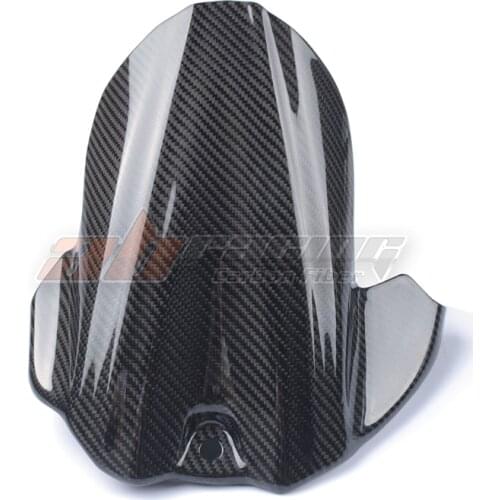 Motorcycle Rear Fender With The Chain Guard Tire Hugger Mudguard Cover Full Carbon Fiber 100% For Suzuki GSX- R600/750 2007