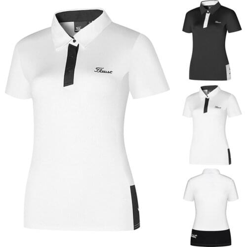 2021 Golf suit summer short sleeve womens T-shirt polo shirt sports fast dry sweat absorbing clothes