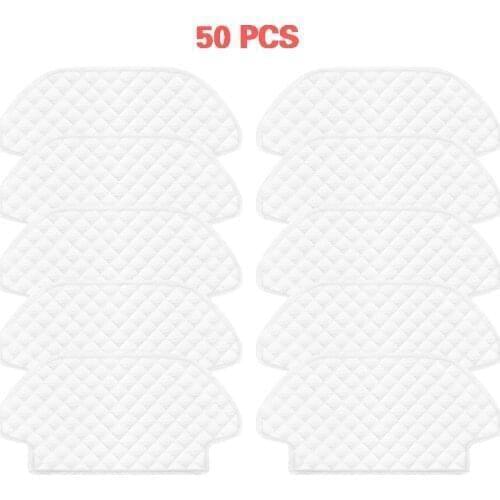 10//30/50 PCS Disposable Wipes mops For Viomi V2 Pro V3 V-RVCLM21BMijia STYJ02YM For 3290/3490/3690 Accessories