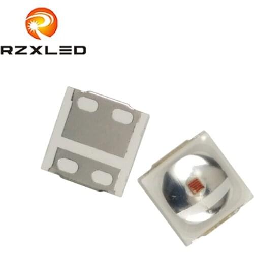 1000Pcs/Lot LED 1W 2V 350MA Red 620nm 625nm 630nm SMD 5054Package Diode For Lantern decoration lamp