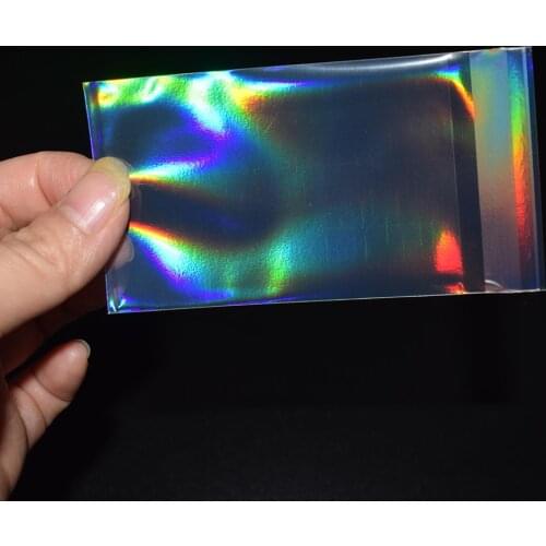 200pcs/lot Broken Gemstone Broken Glass Laser Flashing Card Film Card Film 65X90mm Yu-Gi-Oh VG Ultraman Seal Card Sleeve