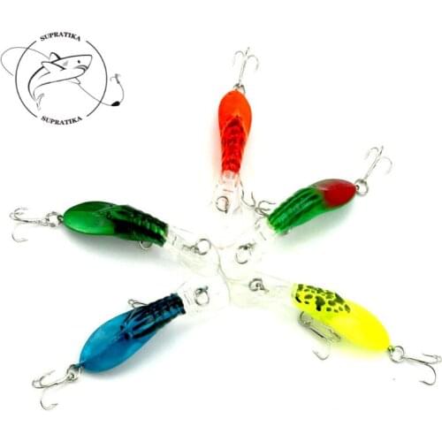 3D Eyes Swimming Depth 0.3-0.6M Ocean 7cm/4g Artificial Minnow Plastic Hard Bait10#With Sharp Hook Wobblers Durable Bionic Bait