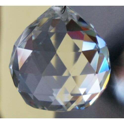 5pcs/lot 60mm transparent color crystal lighting ball , crystal chandelier ball for beaded curtain pendant, Free Shipping decor