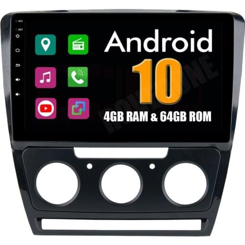 Car Multimedia Player For Skoda Yeti 2014 Android 10 Octa Core Autoradio Bluetooth Radio Stereo GPS Navigation Head Unit