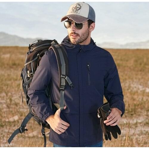 BingChenXu Hooded Jackets For Men