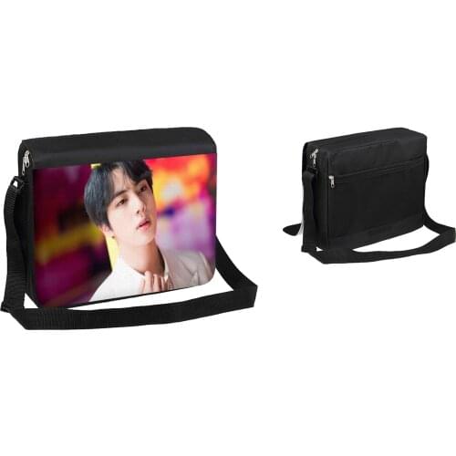 MERCHANDMANIA large shoulder bag BTS JIN MAP OF THE SOUL portable bag zipper personalized gift offer