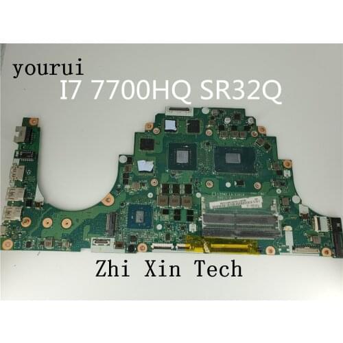 Yourui NBGM411002 NB.GM411.002 Mainboard For Acer Aspire VX5-591G Laptop Motherboard C5PM2 LA-E361P i7-7700HQ CPU DDR4